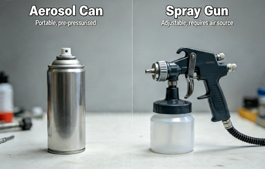 Aerosol Paint vs Spray Gun: Which Is Better for Automotive DIY Projects?