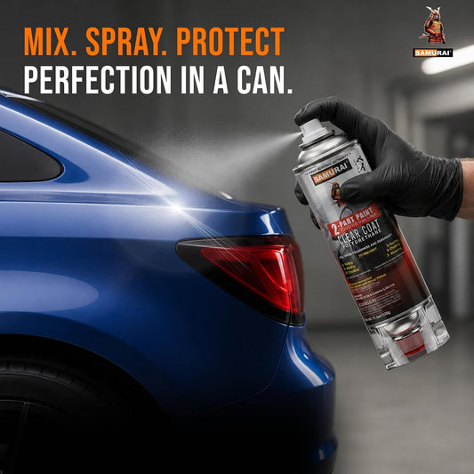 SAMURAI 2-Part Polyurethane (PU) Spray Paint Clear Coat